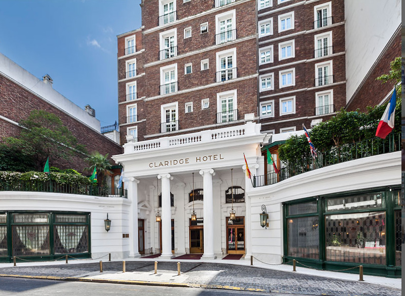 Claridge Hotel Buenos Aires Zewnętrze zdjęcie The hotel's entrance